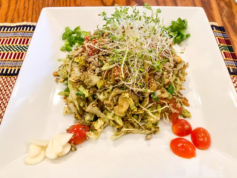 Image: Tea leaf salad