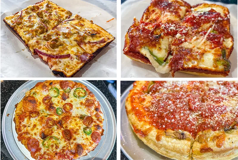 Image: Andrew's American Pizza Kitchen serves several types of regional pizzas all under one roof.