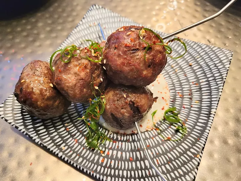 Image: Egyptian spiced lamb skewers