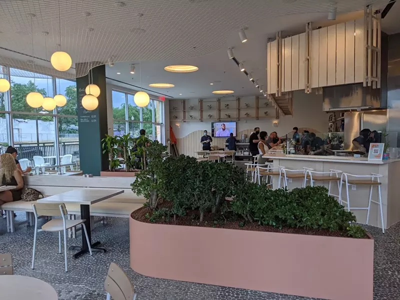 Image: The inside of Krio, the new spot in the Bishop Arts District