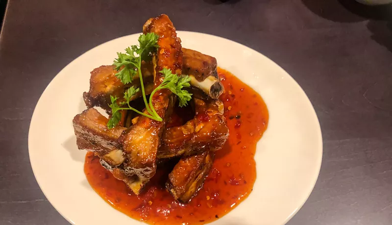 Image: Chili-sauced ribs