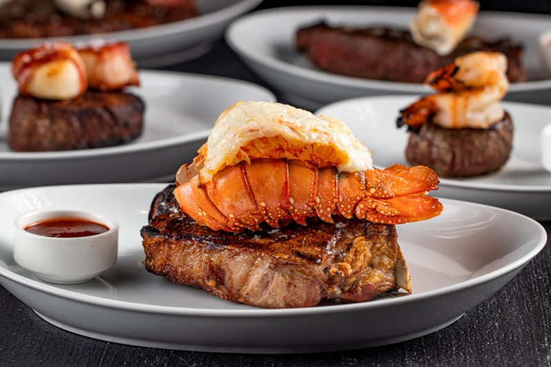 The Surf and Turf at STK Steakhouse.