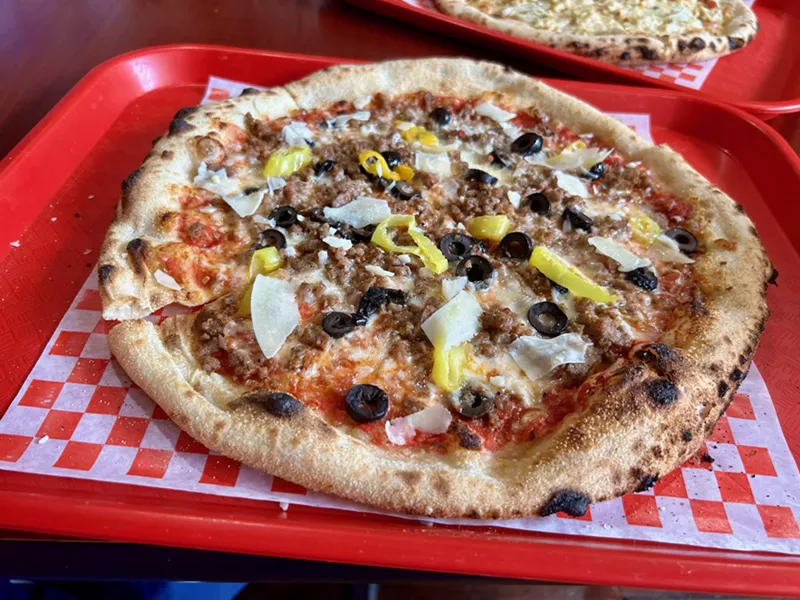 Image: Duroc pork pizza.