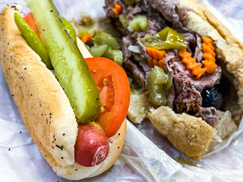 Chicago hot dog dragged through the garden and a dipped Italian beef and sausage combo sandwich are what helped put Portillo's on the map.