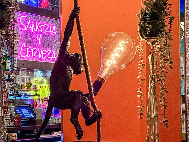 Image: At Sangria y Cerveza in Plano, they aren't monkeying around.