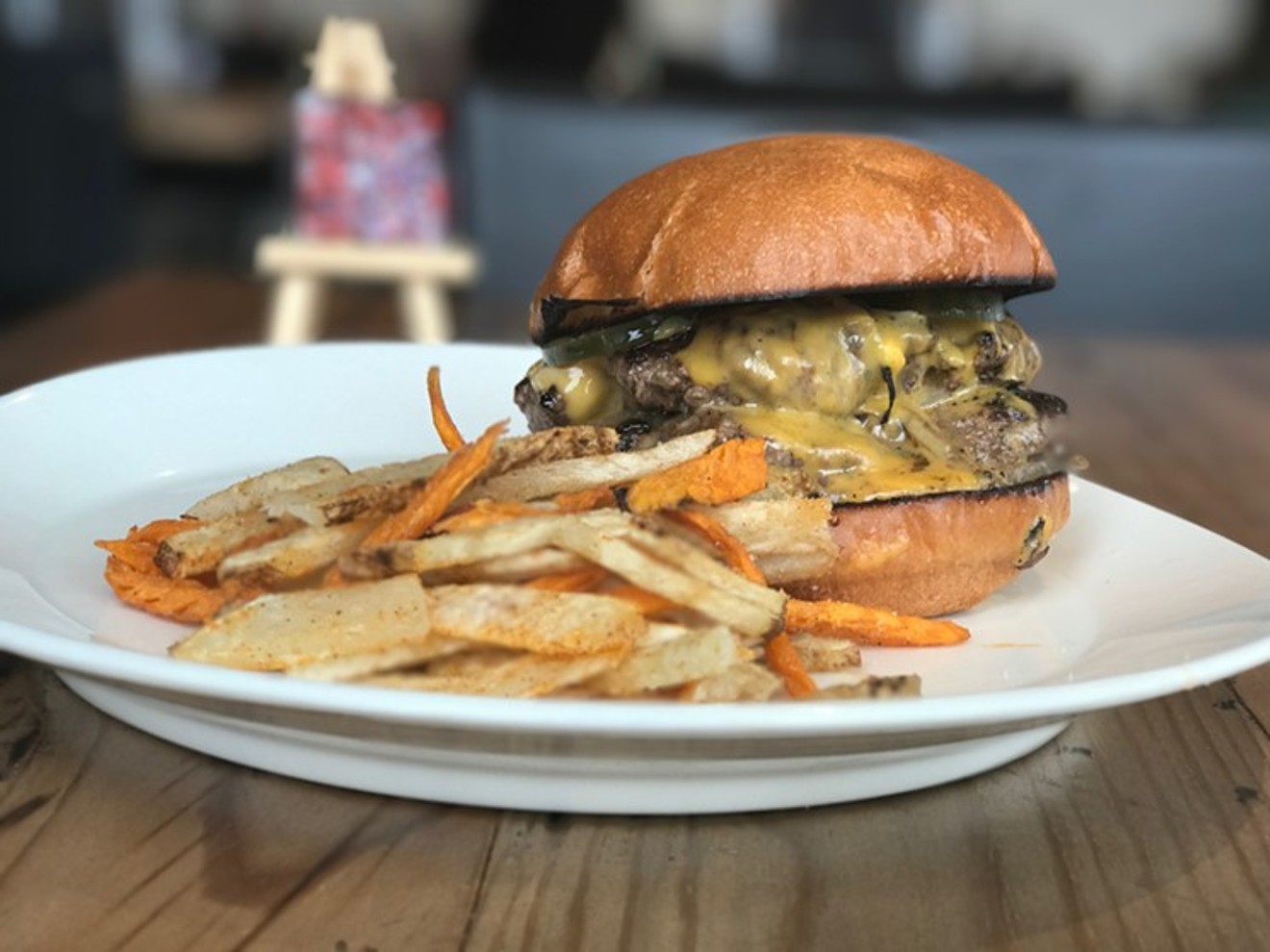 There's a reason this burger won best burger in Dallas, and that reason is deliciousness.