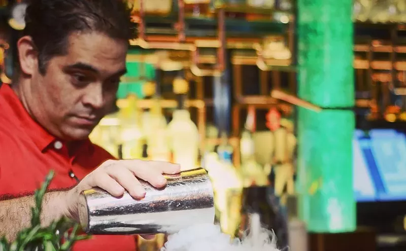 Image: Five Dallas Bars That Use a Controversial Cocktail Ingredient to Put on a Smoke Show