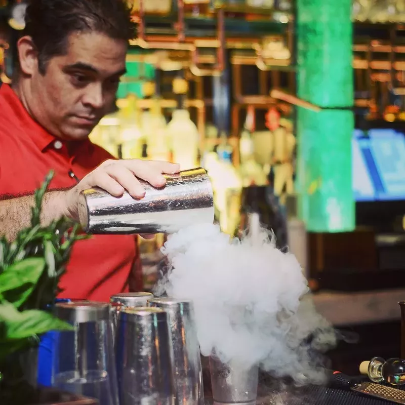 Image: The Tipsy Alchemist's use of liquid nitrogen is so cold it's ... cool.