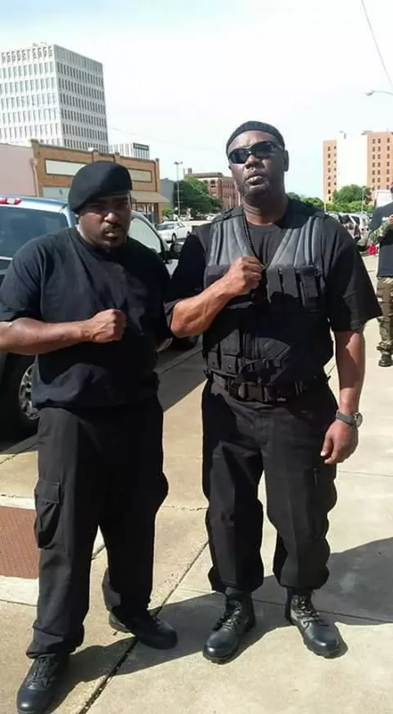 Image: Derick Brown, left, and Babu Omowale