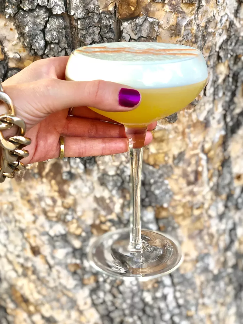Image: Fly in and try this drink to see what the buzz is about.