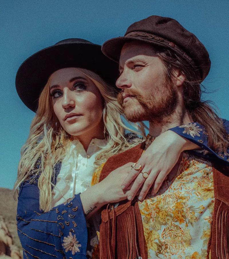 Image: Evelyn Taylor and Nick Frampton make folk music sound dreamy.