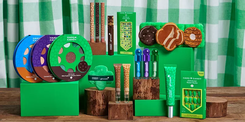 Image: Girl Scout-themed line of cosmetics from Hard Candy