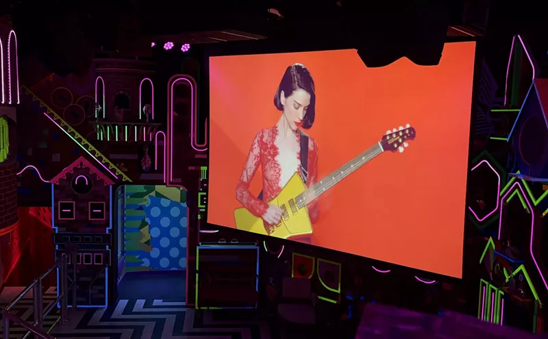 Image: For 1 Night Meow Wolf Transformed Into The Ultimate St. Vincent Fan Club
