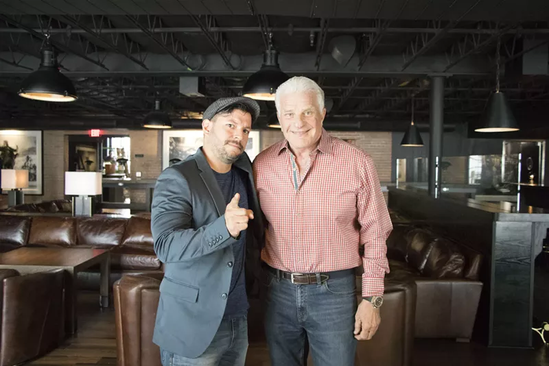 Image: James Slater (left) is creating the cocktail menu at Phil Romano's new Network Bar, a "members-only" bar in Trinity Groves.