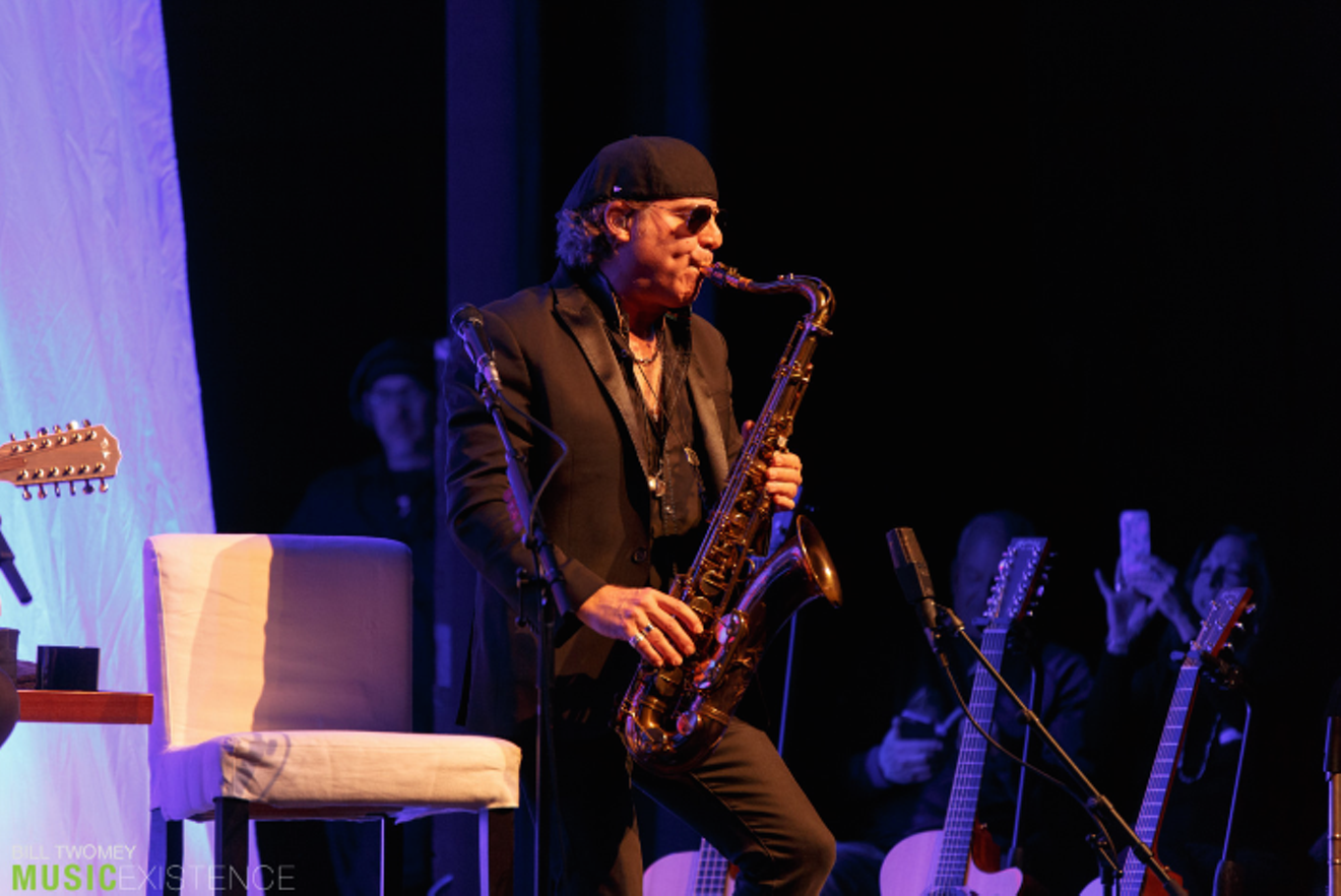 Sax is one of several instruments Thom Gimbel plays with Foreigner.