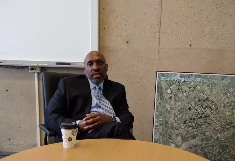 Image: When asked about his lunchtime hankerings for expensive salads, former Dallas City Manager T.C. Broadnax answered, "I obviously want to be healthy."