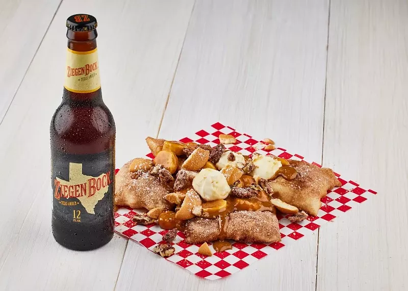 Image: Bourbon Banana Caramel Sopapillas.