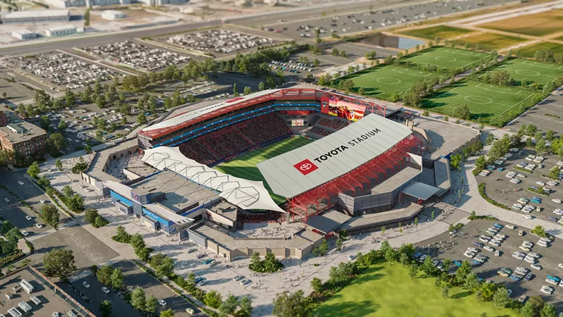 Image: The Toyota Stadium in Frisco
