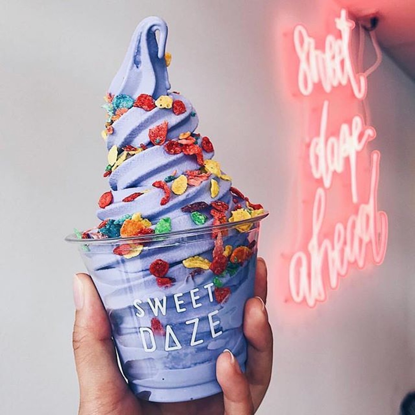 Sweet Daze's ube (purple yam) ice cream is an Instagram fave.