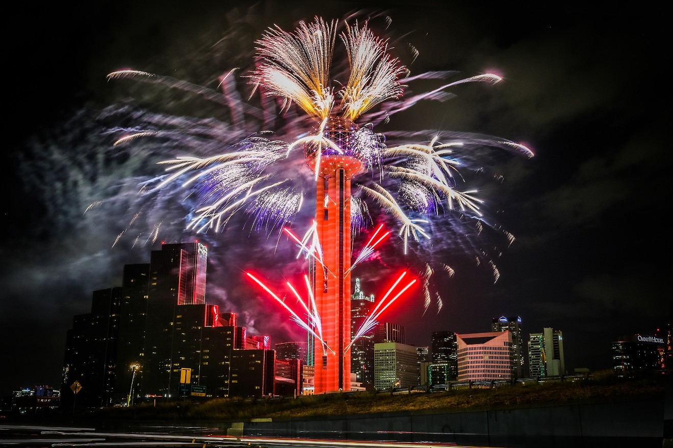 Ring in the New Year at Reunion Tower to get the best view of fireworks.