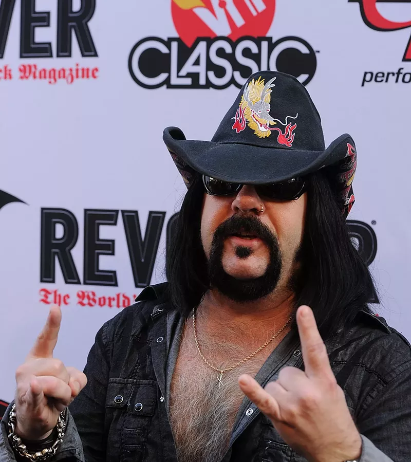 Image: From the kit to the kitchen: Late Pantera drummer Vinnie Paul Abbott is the author of a new, posthumously released cookbook.