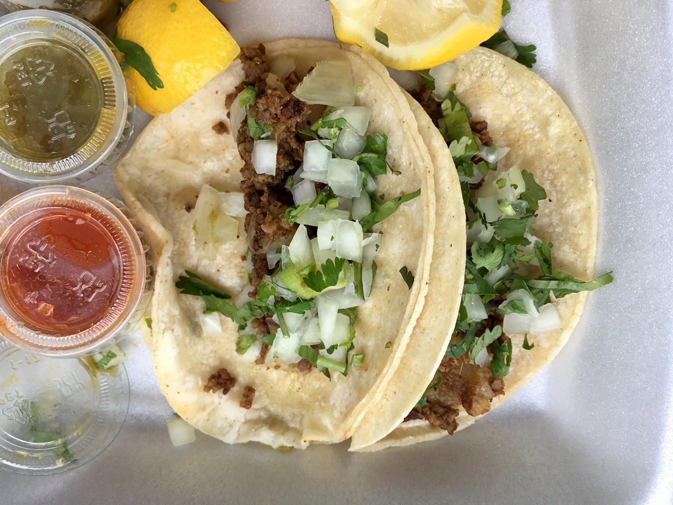 Fuel City's taco window is open 24 hours, and each taco is less than two bucks.