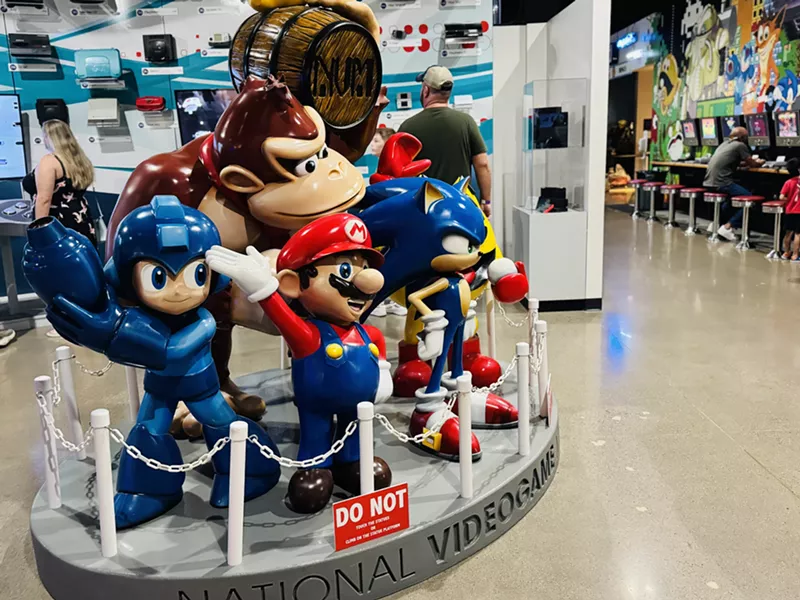 Image: It's game on at the The National Videogame Museum.