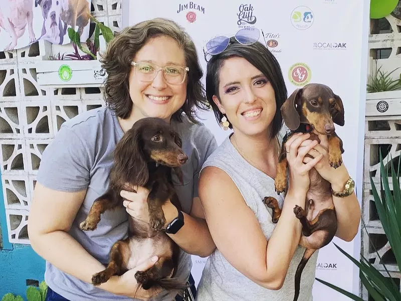 Image: Stacy Bailey (right) has won money and vindication after a years-long battle against a school district that considered firing her, she claims, for being gay.