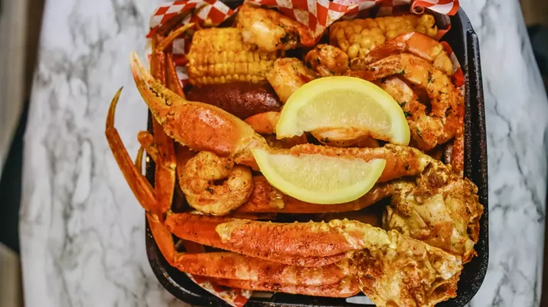 Image: The Cajun Munch Platter from Shells and Tails 2 Geaux