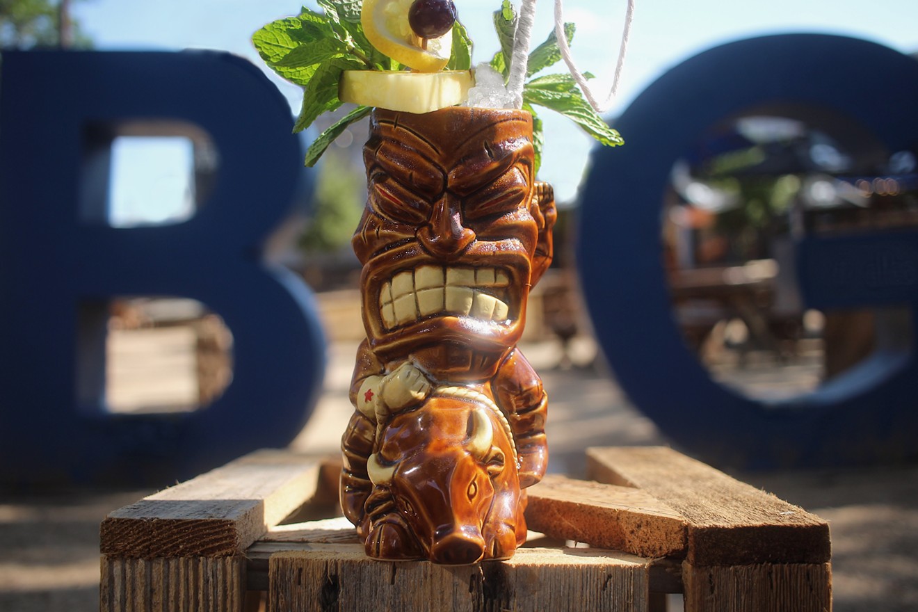 Tiki mugs can be found behind a lot of bars in Dallas, even if you can only order them once a week.