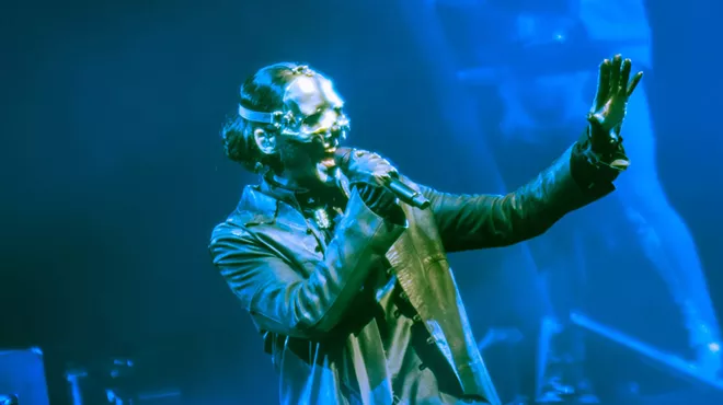Man performing on stage