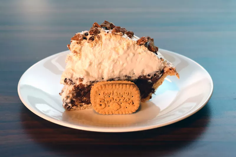 Image: A slice of Norma's s'mores pie might hold us over.
