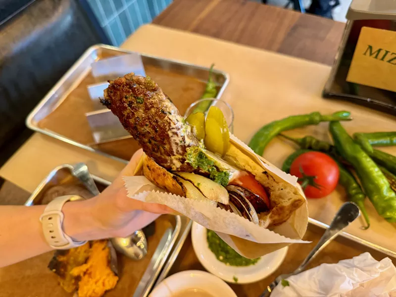 Image: lamb pita at Miznon.