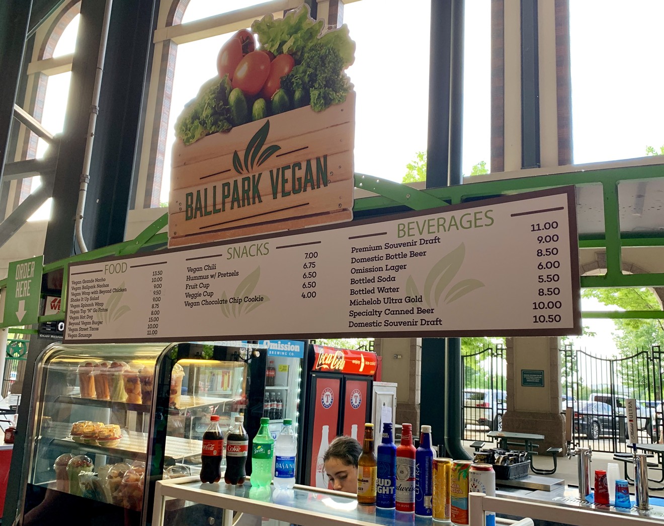 The Ballpark Vegan stand has new offerings this year, giving meat-free Rangers fans more dining options.