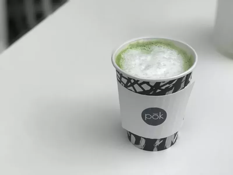 Image: Pok the Raw Bar in West Village has a matcha bar dedicated to serving lattes with ceremonial-grade matcha.