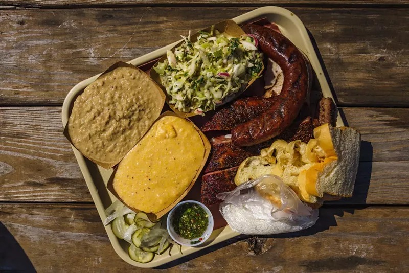Image: Goldee's Barbecue will have Lao sausage on the menu every Saturday in April.