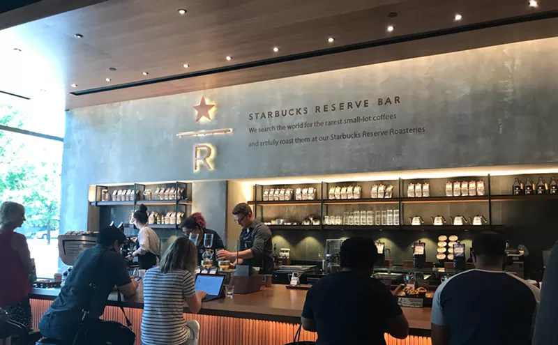 Image: Goliath Imitates David With Starbucks’ New Reserve Coffee Bar in Uptown Dallas