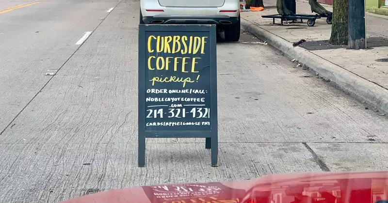 Image: Noble Coyote is all curbside these days.