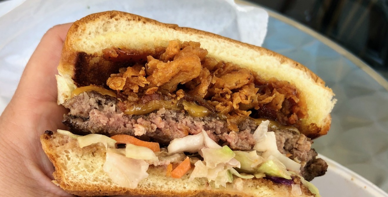The Slow Hand burger at Blues Burgers