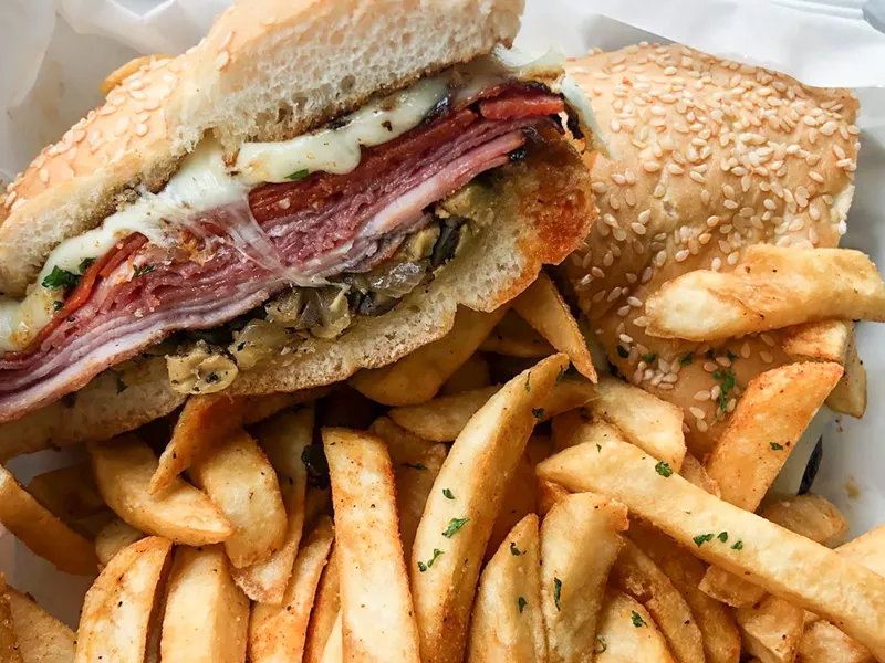 Image: The muffuletta is a wonderful sandwich, and it's executed brilliantly in Deep Ellum.