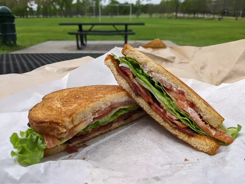 Image: There's nothing like a BLT outdoors. (This one is from Goodfriend Package.)