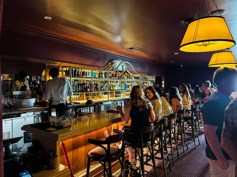 Image: The Goose Bar, tucked in the back of Goodwins, is a moody gem.