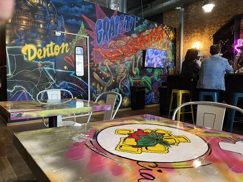 Image: Graffiti Pasta is now open on Denton's town square.