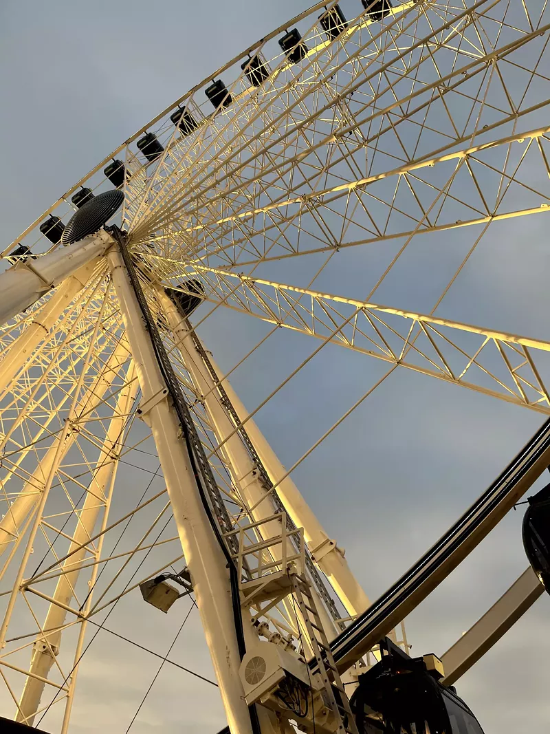 Image: The Grandscape Wheel is a new 200-foot tall Ferris wheel at the Grandscape complex in The Colony.
