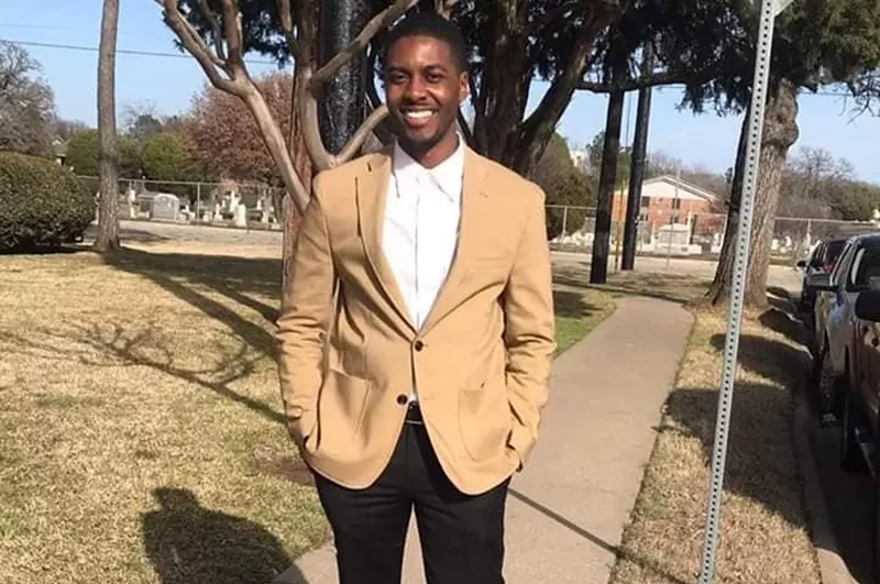 Image: Darius Tarver, a student at the University of North Texas, was shot and killed by Denton police in January.