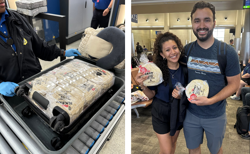 Image: HEB Hands Out 5K Butter Tortillas at Texas Airport