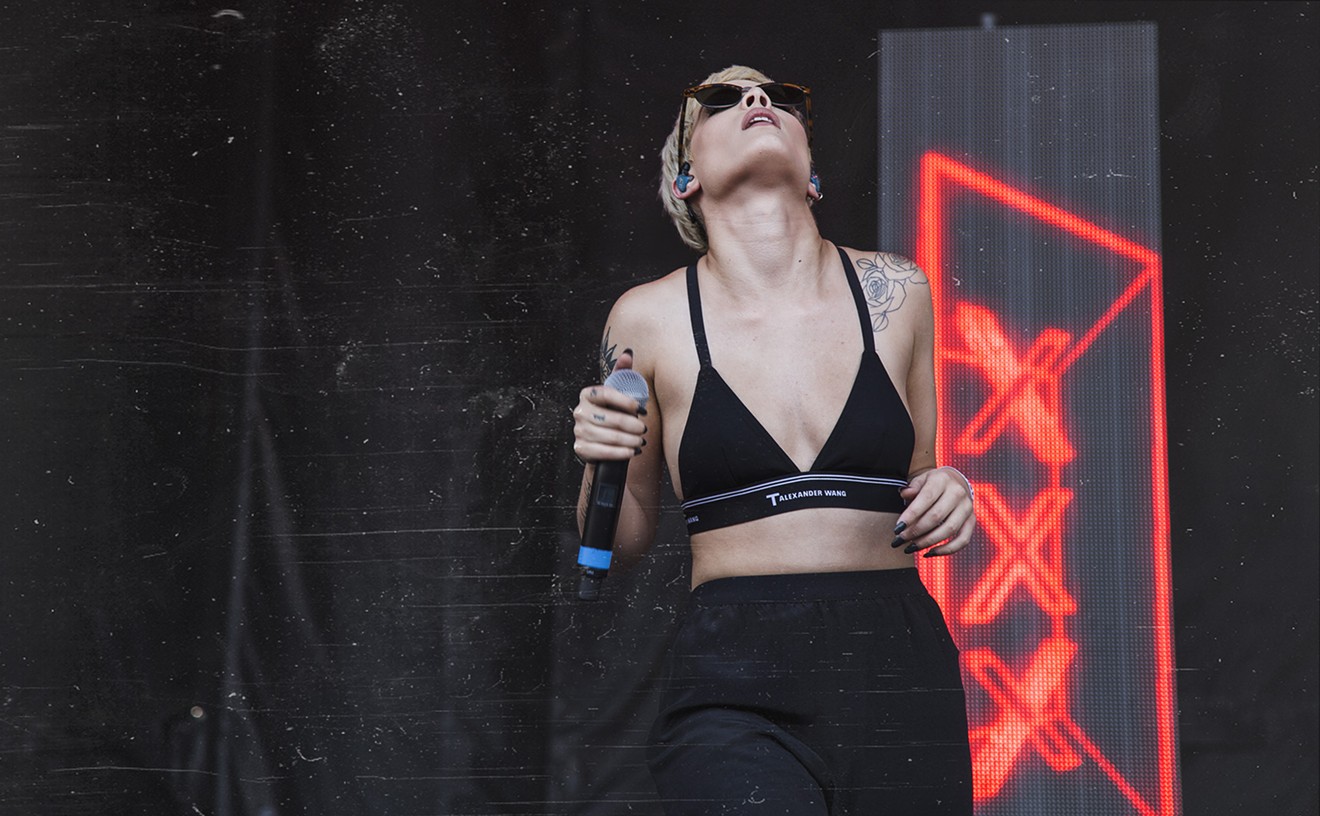 Halsey, performing here at ACL, found herself in the midst of controversy and irony this week.
