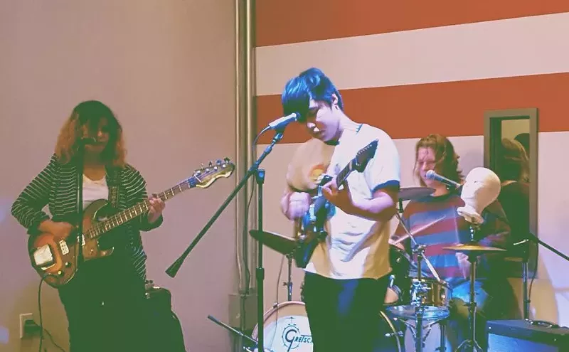 Image: Hanging with Garland Garage Rock Band Thyroids at Their Rehearsal Space