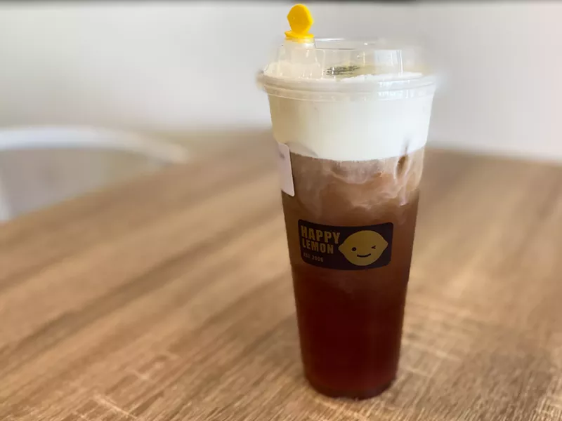 Image: Black tea with salted cheese. Just let us explain...