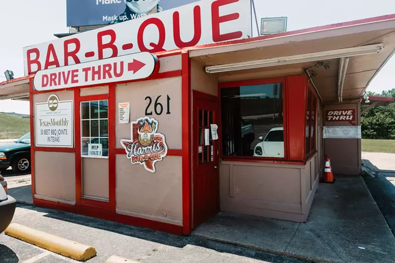 Image: Harris Bar-B-Que moved from Waxahachie to Cedar Hill in 2019.